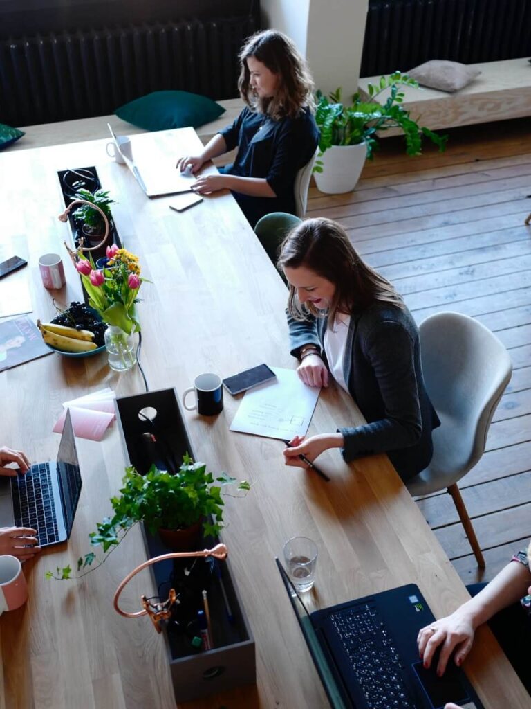 cowomen women working in office
